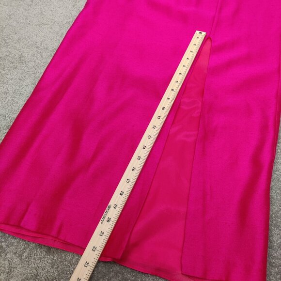 Vintage Algo Boutique Women's Pink Jacket & Maxi Skirt Set Sz Med Party Cocktail - Picture 8 of 16